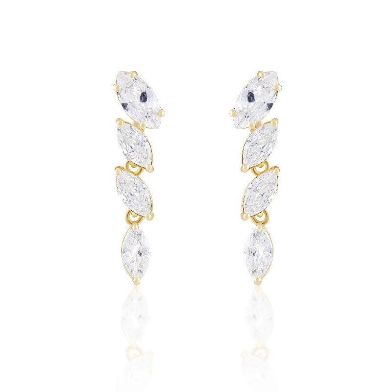 Best Beam Earrings-Evie CZ Earring