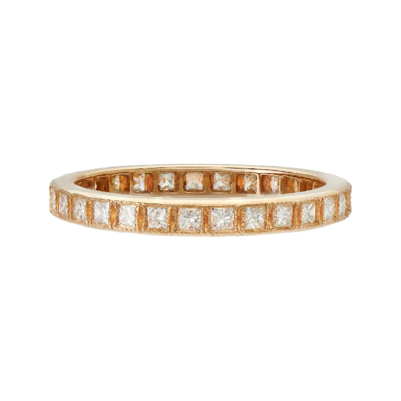 Rings Hue Insights-Claire White Diamond Band