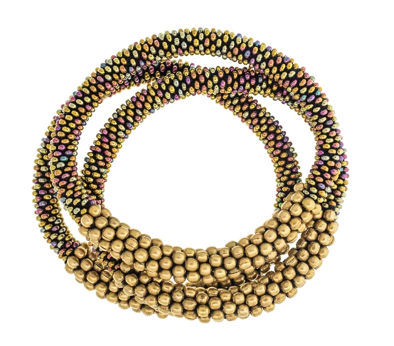 Bracelets For Cluster Style-<br> Statement Roll-On® Bracelets <br>  Golden Division Brass