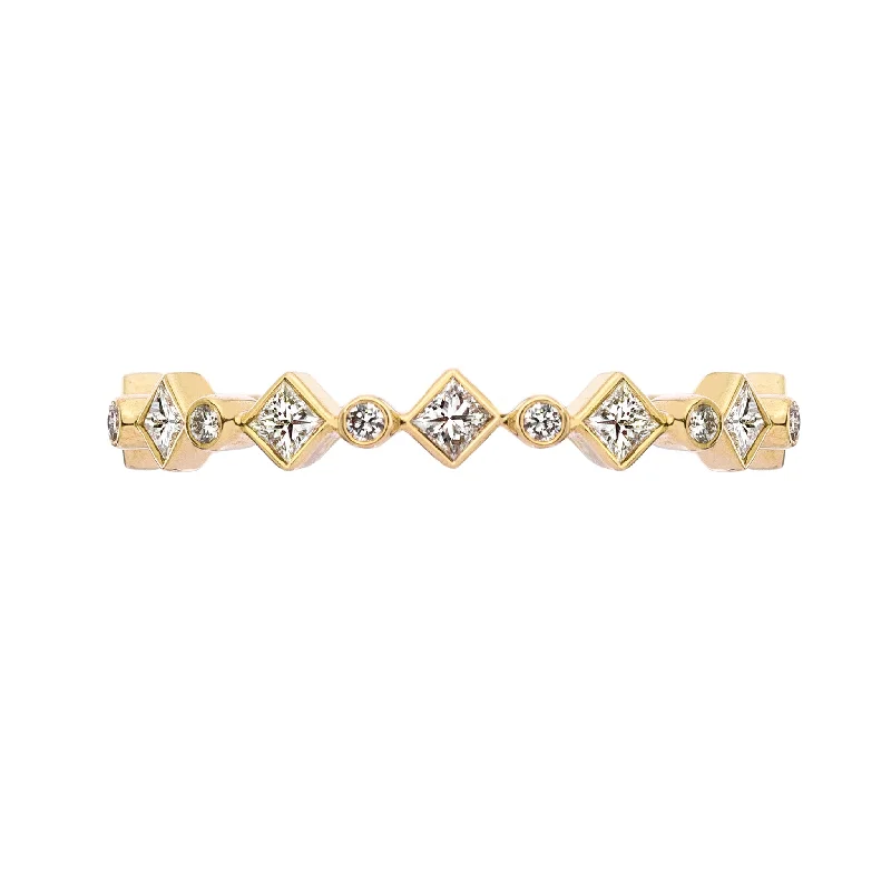 Rings Worth Tips-Catherine White Diamond Band