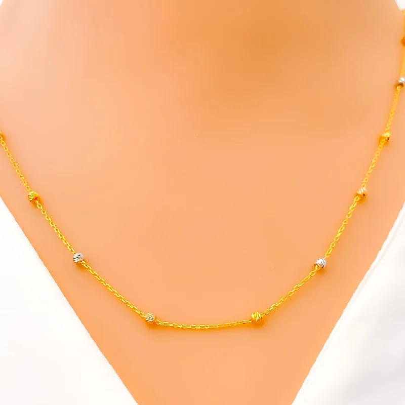 Necklaces Feel Guide-Embellished Unique 21k Gold Necklace