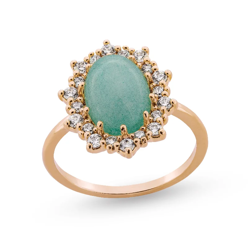 Rings For Tide Moments-Victorian Cocktail Ring in Mint