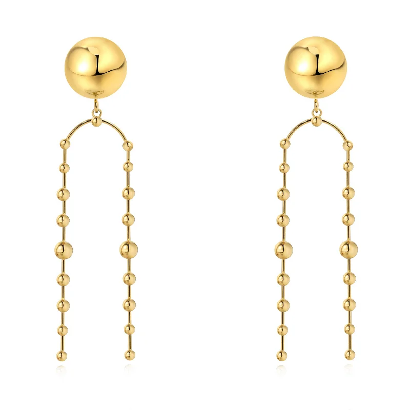 Earrings For Thick Curls-Vivienne Statement Earring