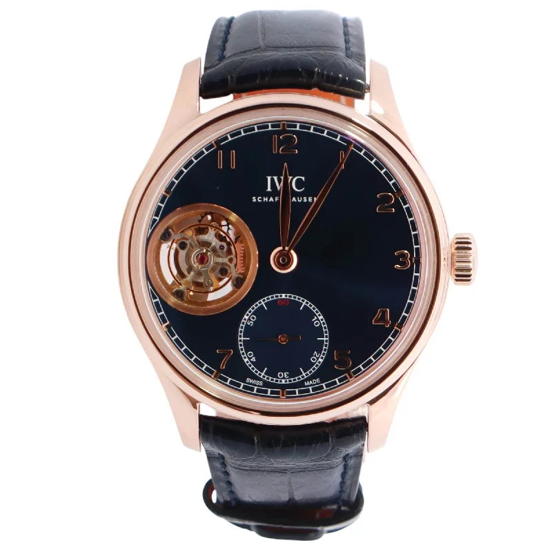 Best New Watches-Best Fit Watches-IWC Portugieser 43mm Blue Dial Watch Ref# IW546305