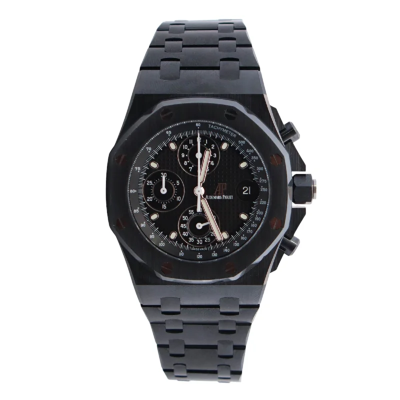 Fine Watches For Poise-Sleek Watches For Class-Audemars Piguet Royal Oak 42mm Black Dial Watch Ref# 26238CE.OO.1300CE.01