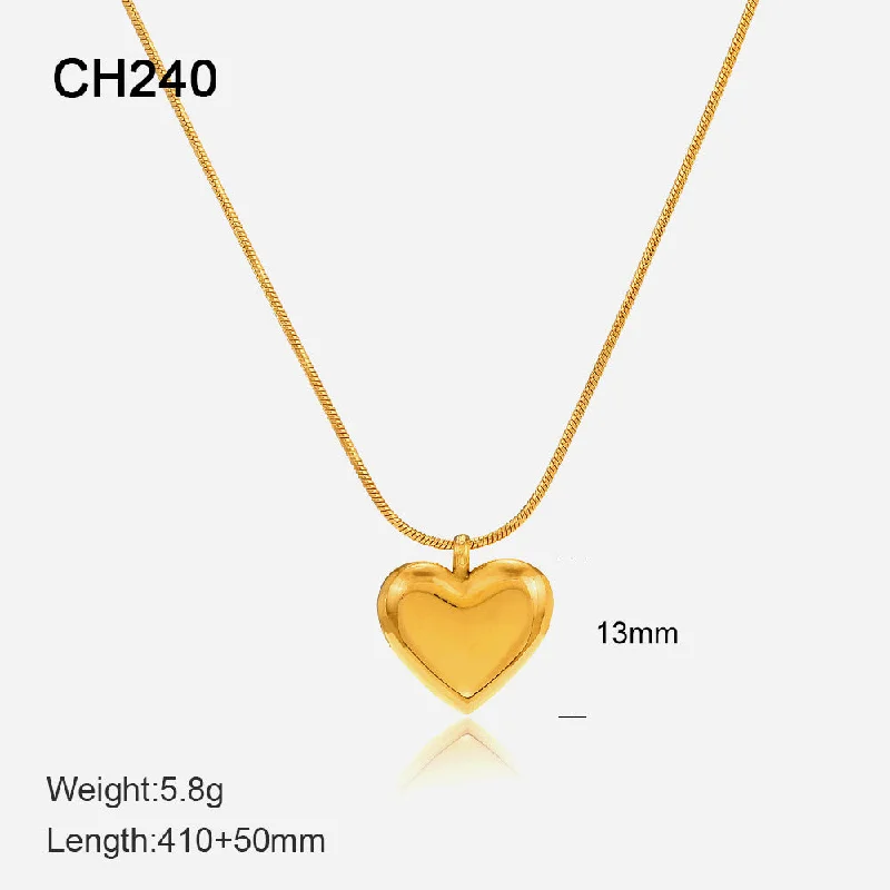 Gold Heart Necklace