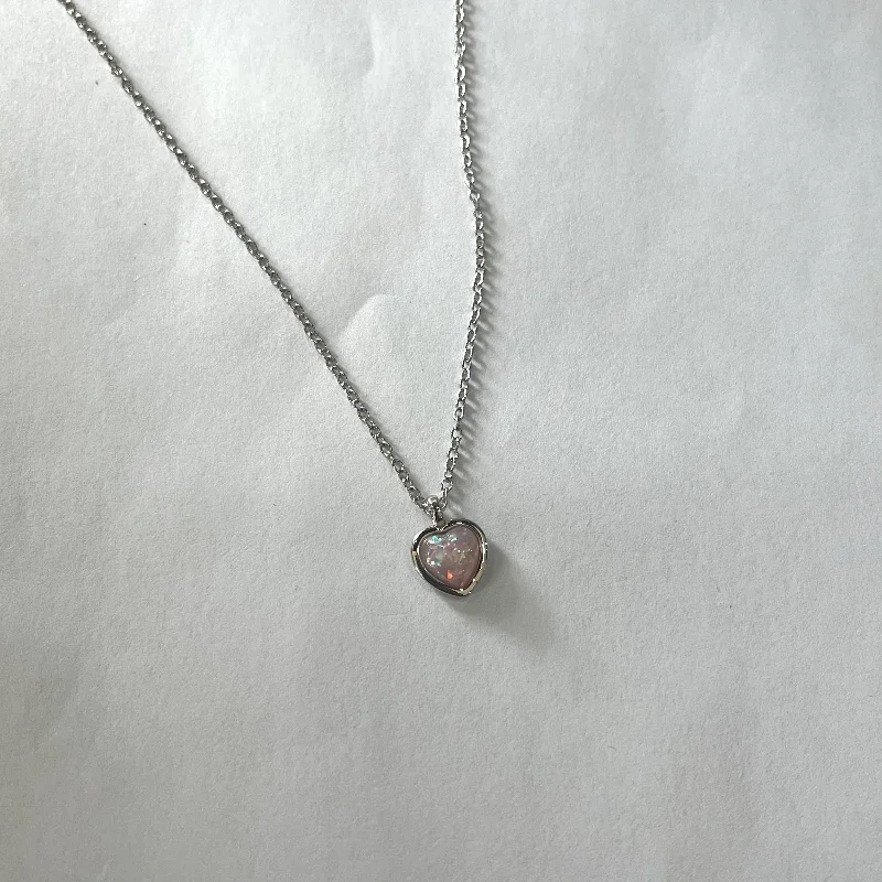 Love Pink Opal (Silver)