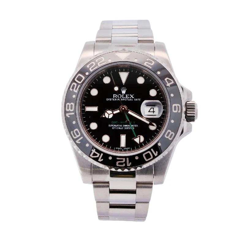 Best Fresh Watches-Best Fresh Watches-Rolex GMT-Master II 40mm Black Dial Watch Ref# 116710LN