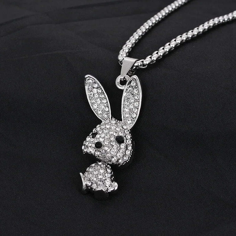 Xl0178 Rabbit with Steel Chain