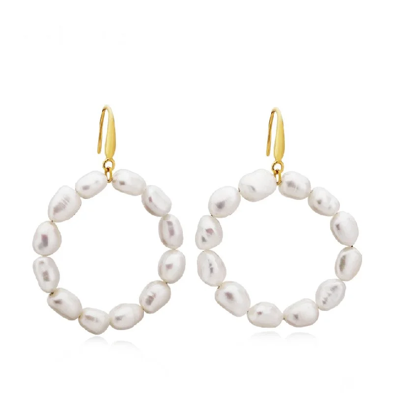 Earrings For Cozy Nights-Seychelles Pearl Earrings