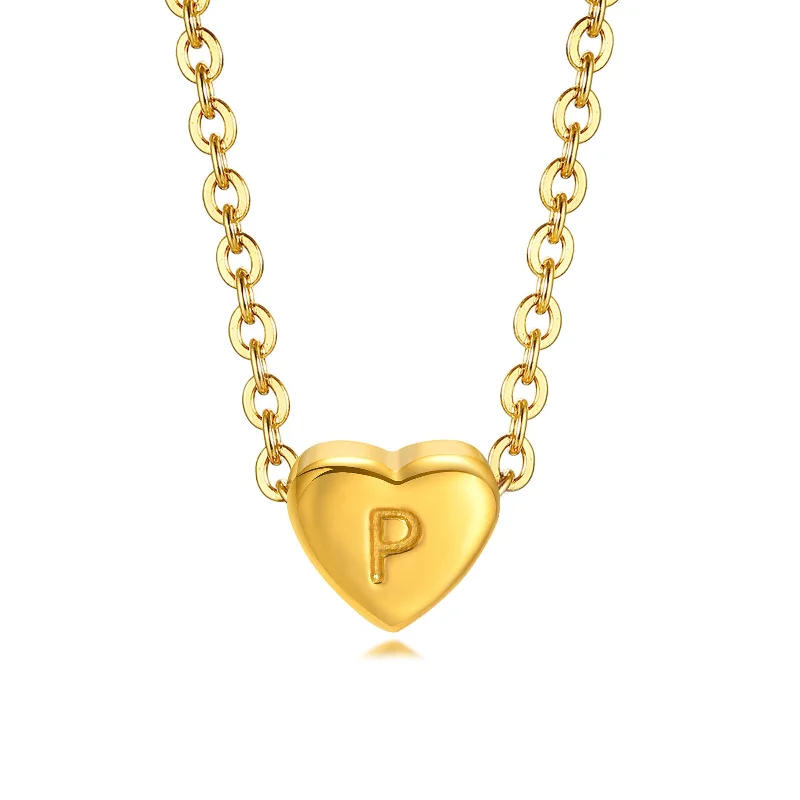 Gold Letter P