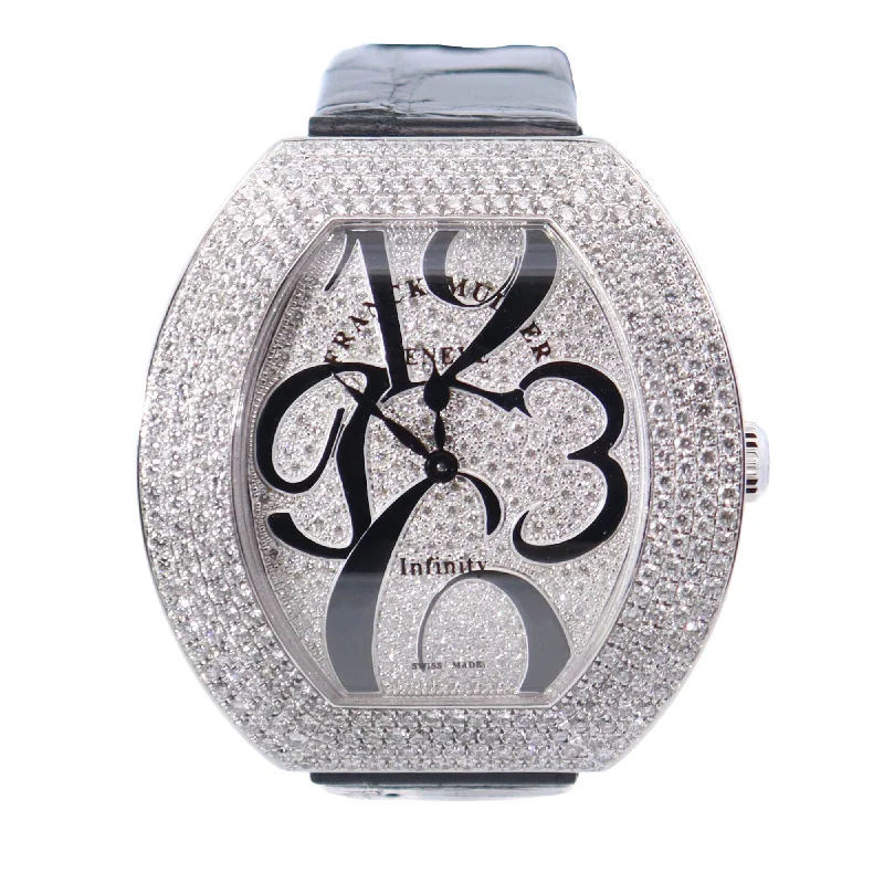 Watches For Kin Gifts-Watches For Group Gifts-Franck Infinity 41mm Pave Dial Watch Ref# 3540 QZ A D4 CD OG