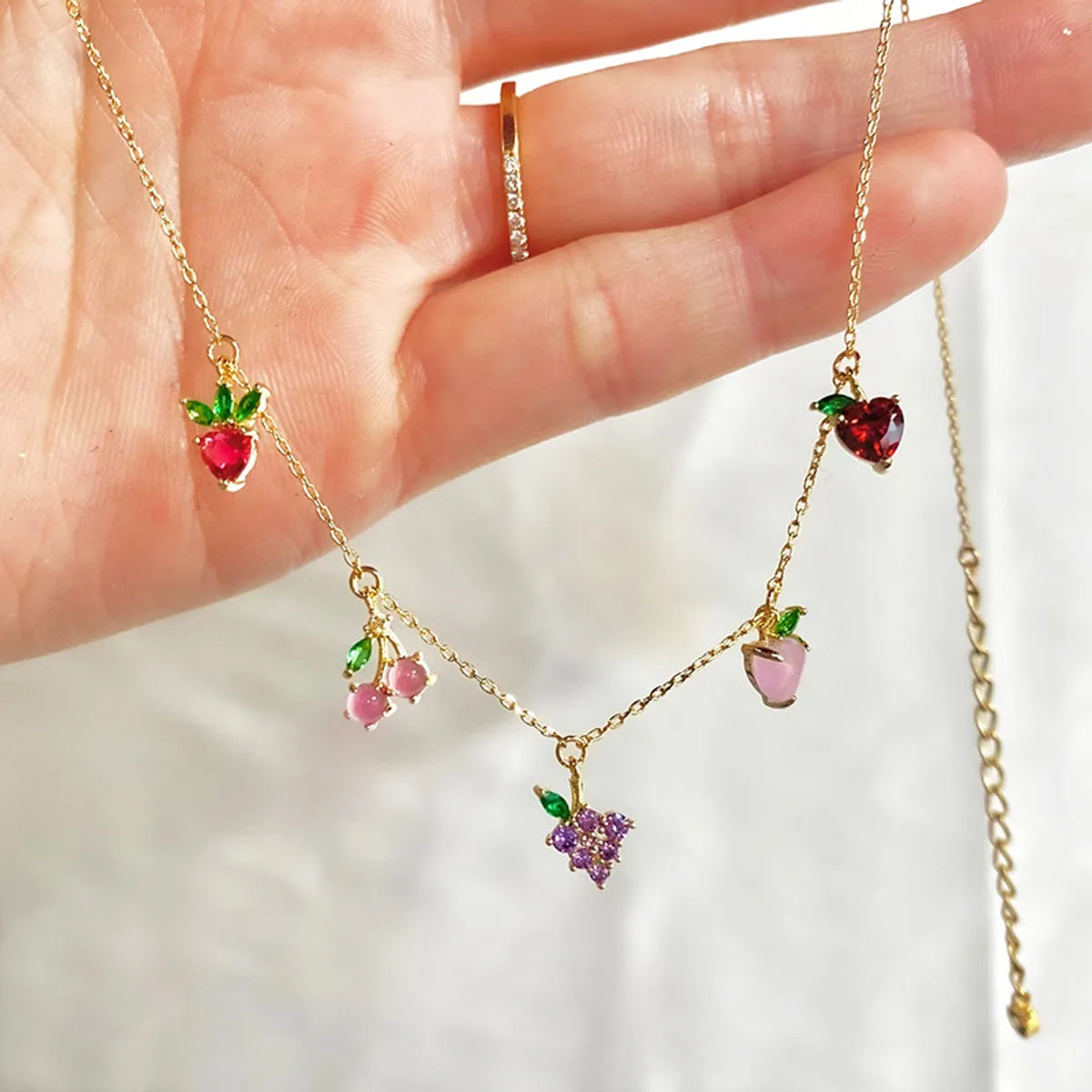 Necklaces For Wise Years-Fashion Fruit Necklace In Bulk