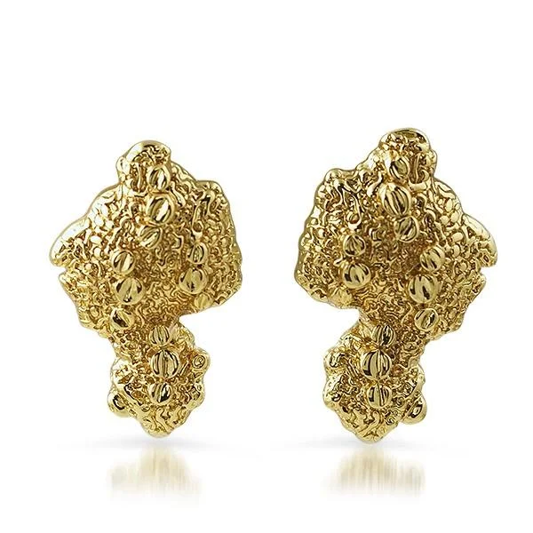 Earrings Edge Guide-Golden Nugget Gold Rush Earrings