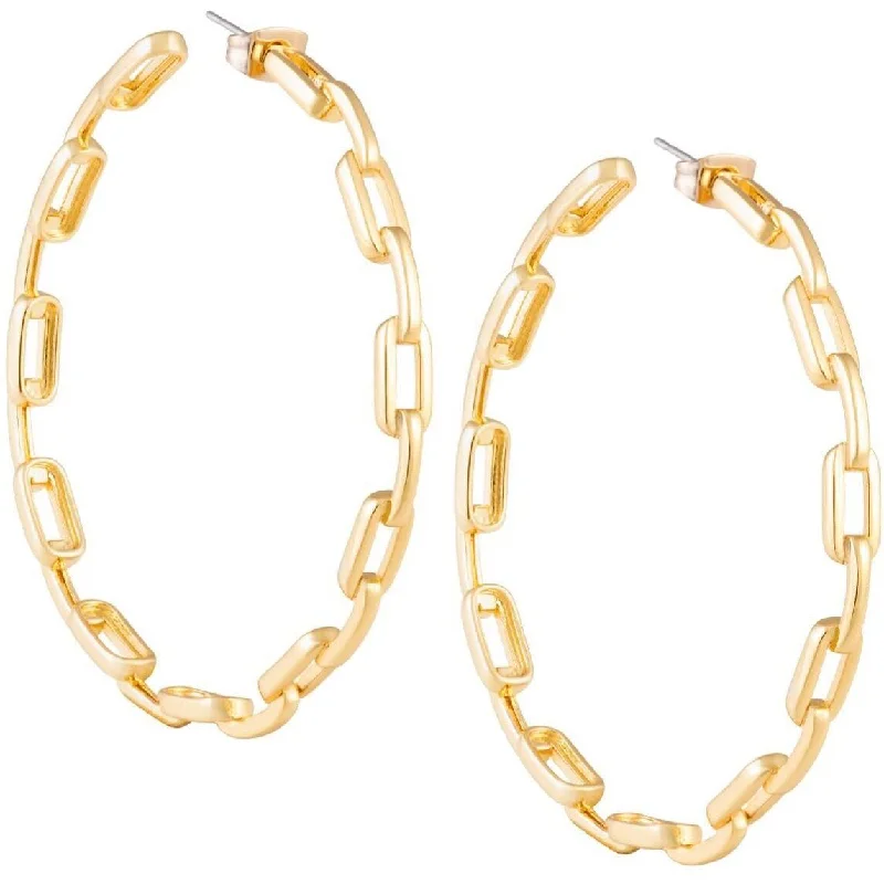 Eco Craft Earrings-Kaye Link Hoops