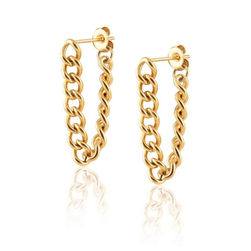 Calm Earrings For Wear-Jamie Chain Earrings