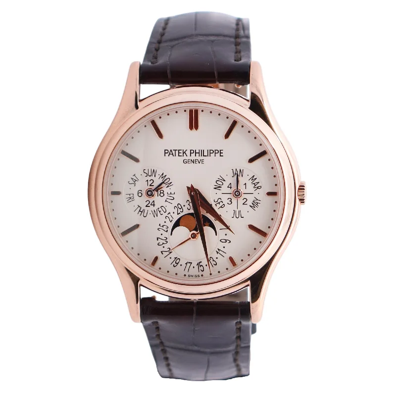 Watches Wear Guide-Watches Sound Guide-Patek Philippe Perpetual Calendar 37mm White Dial Watch Ref# 5140R-011