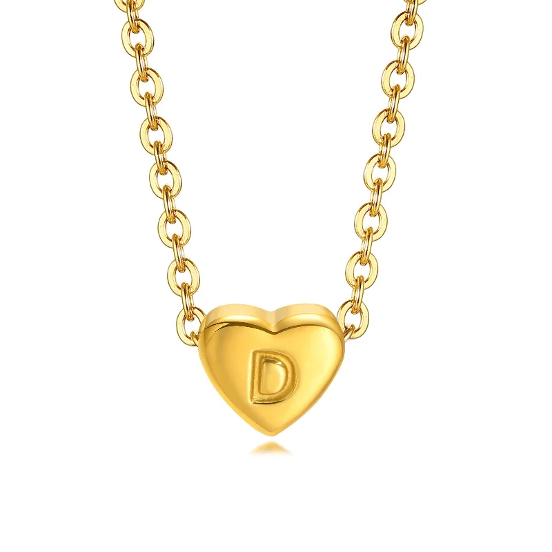 Gold Letter D