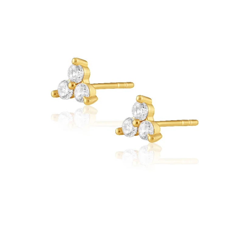 Earrings For Long Ties-Kira Studs