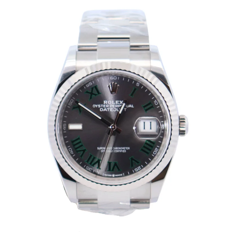 Watches Rate Hints-Watches Cost Reviews-Rolex Datejust 36mm Wimbledon Dial Watch Ref# 126234