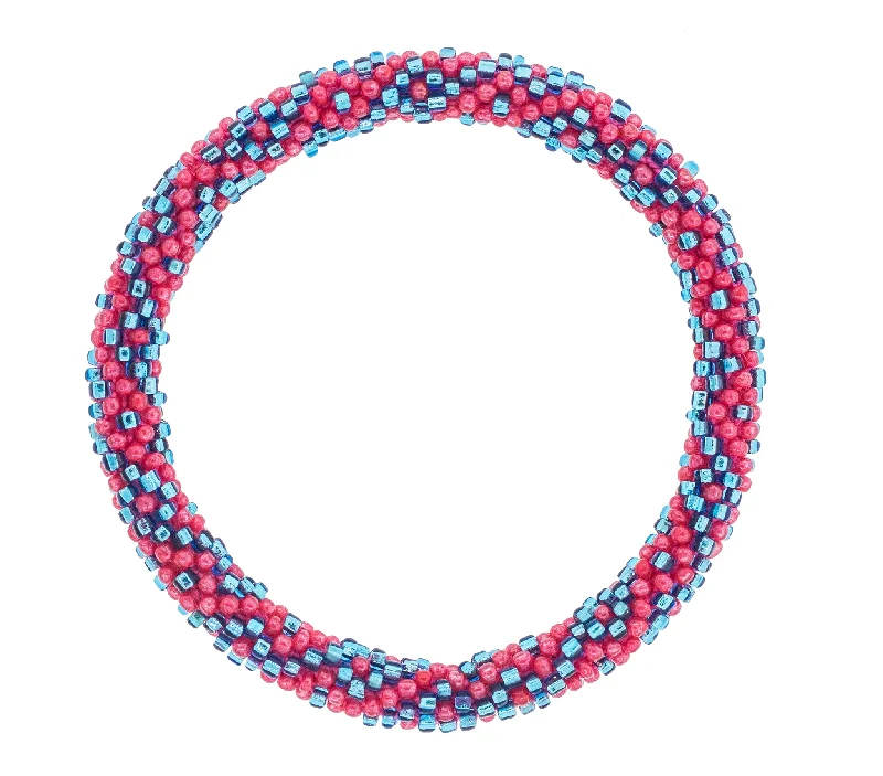 Bracelets For Curvy Arms-8 inch Roll-On® Bracelet <br> Berry Burst