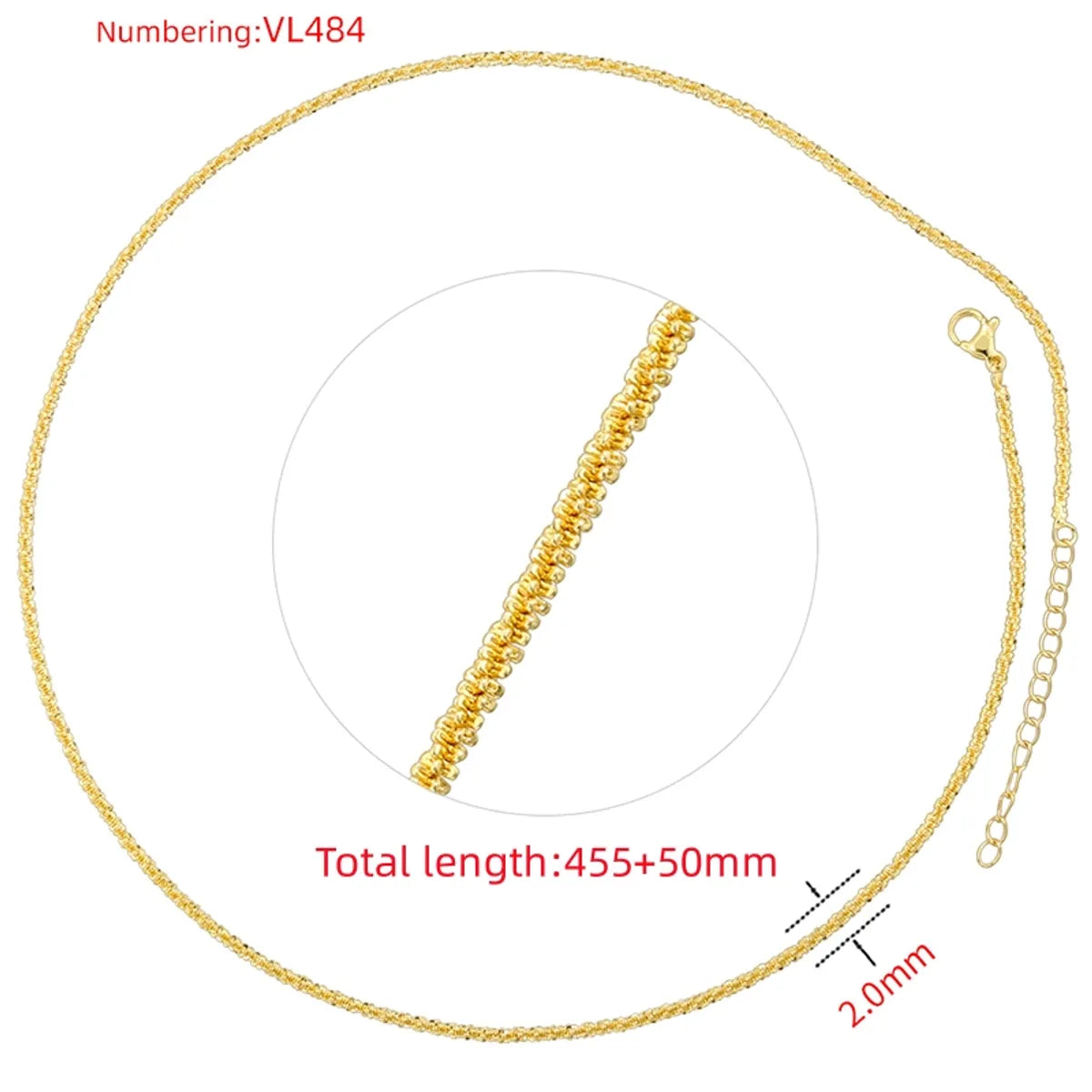 Vl484 Gold Necklace