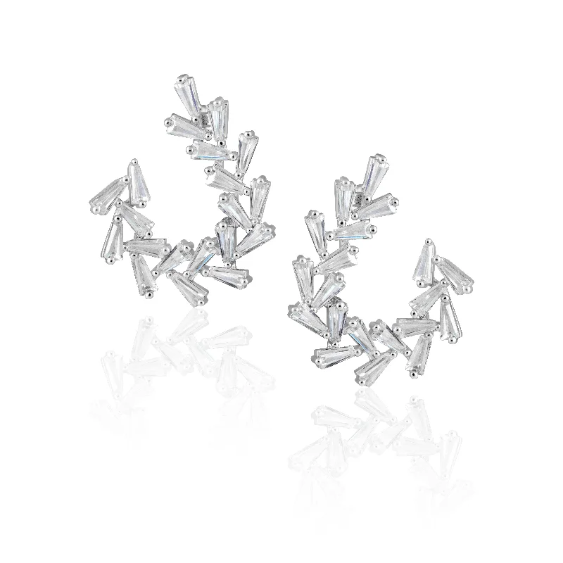 Earrings Vibe Guide-Arianna Baguette Earring