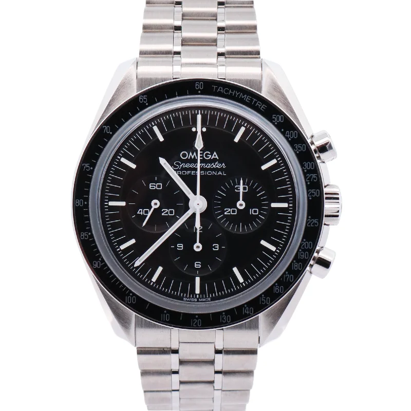 Watches Glow Reviews-Watches Accuracy Reviews-Omega Speedmaster 42mm Black Dial Watch Ref# 310.30.42.50.01.002