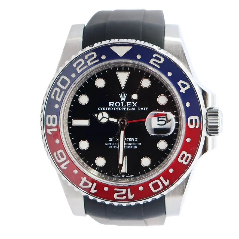 Watches Fan Favorites-Watches Top Picks-Rolex GMT-Master II 40mm Black Dial Watch Ref# 126710BLRO