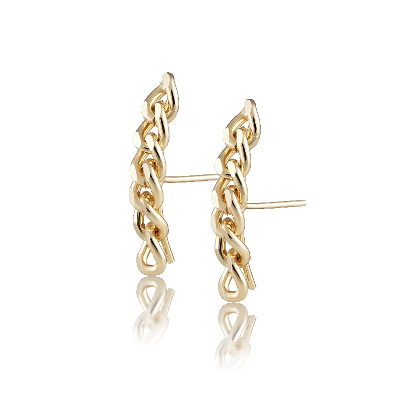 Earrings For Deep Taste-Leila Cuban Link Earrings