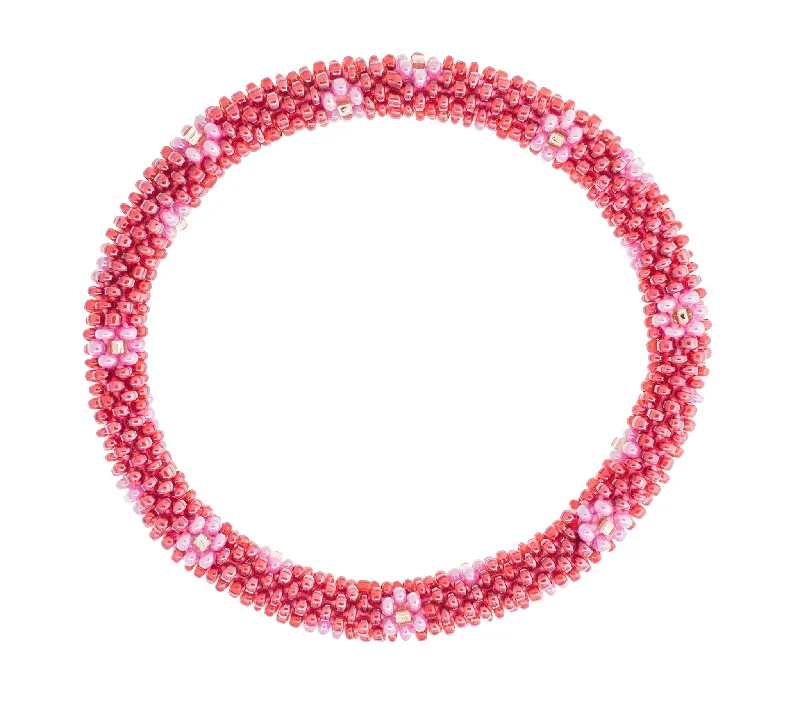 Resilient Bracelets For Endless Use-8 inch Roll-On® Bracelet <br> Bougainvillea Bloom