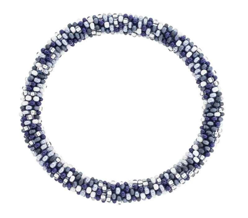 Bracelets Shimmer Guide-8 inch Roll-On® Bracelet <br> Indigo Speckled