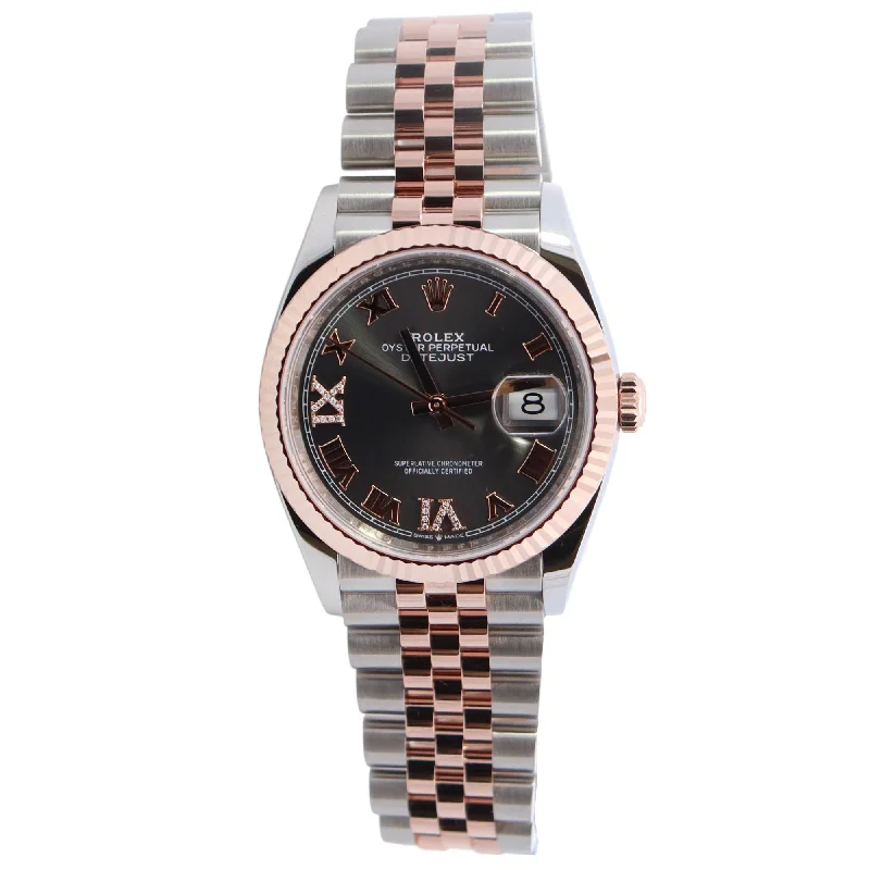 Watches For Craft Gifts-Watches For DIY Gifts-Rolex Datejust 36mm Rhodium Dial Watch Ref# 126231