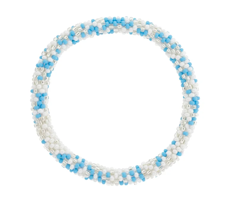 Bracelets Brilliance Tips-Game Day Roll-On® Bracelet <br> Carolina Blue Speckled