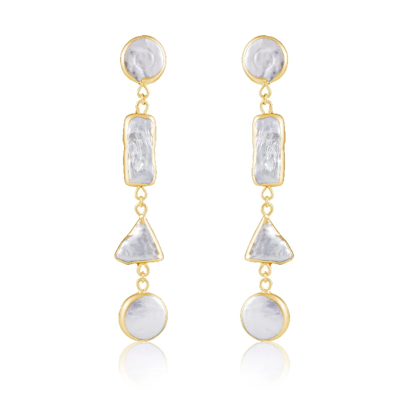 Top Craft Earrings-Tatiana Pearl Drop Earring