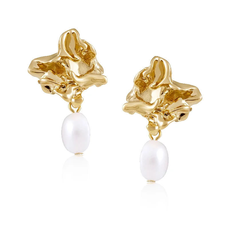 Earrings For Wild Glow-Greta Pearl Earring