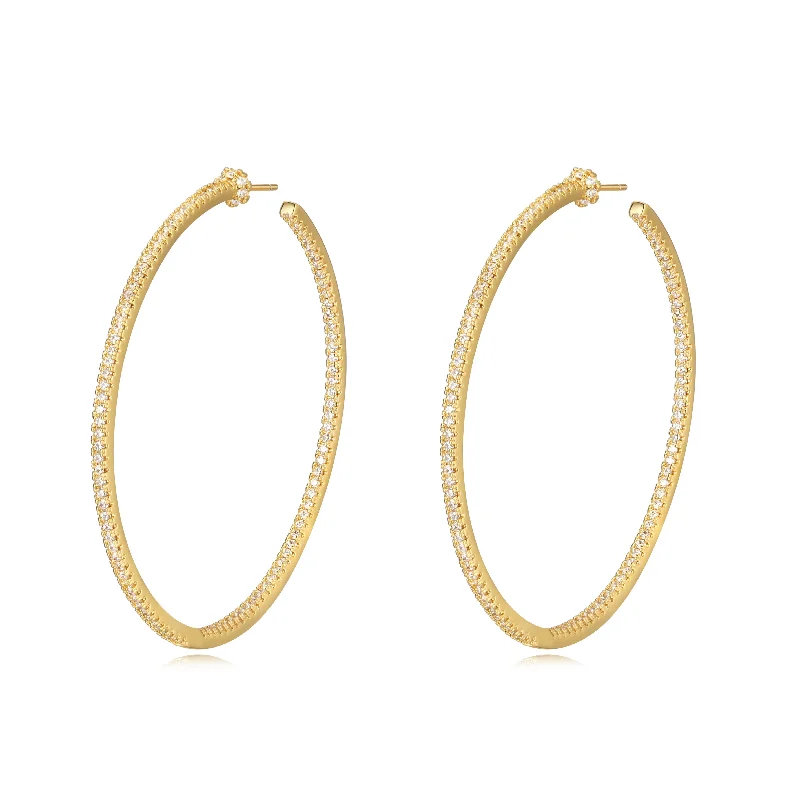 Earrings Hunt Guide-Brittney CZ Hoop