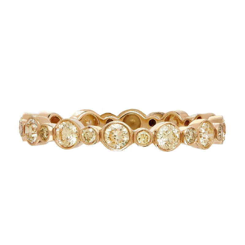 Rings For Opulent Affairs-Aurelia Yellow Diamond Band