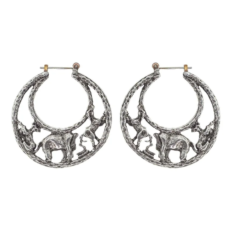 Earrings Fit Guide-Antiquities Couture Scythian Hoop Earrings