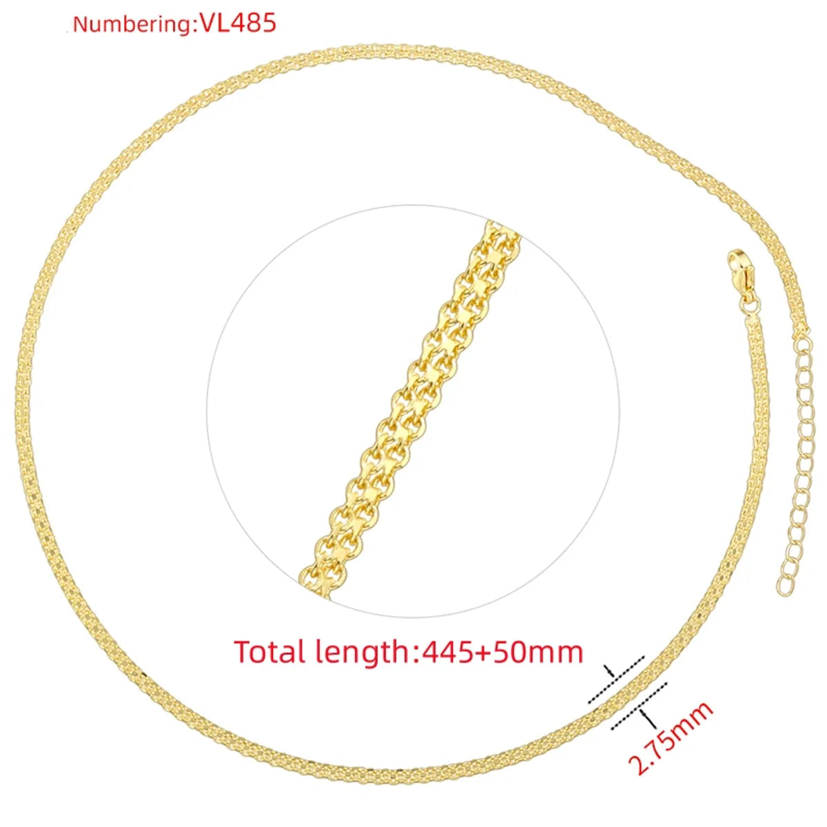 Vl485 Gold Necklace