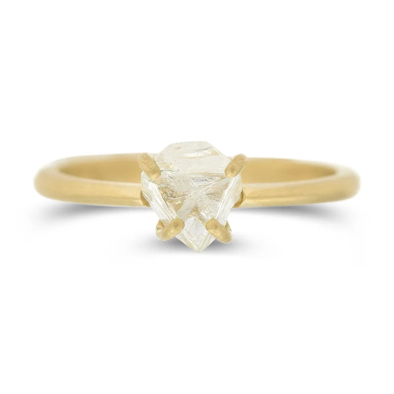 Rings Mineral Options-Anna Ring - A high profile solitaire engagement ring