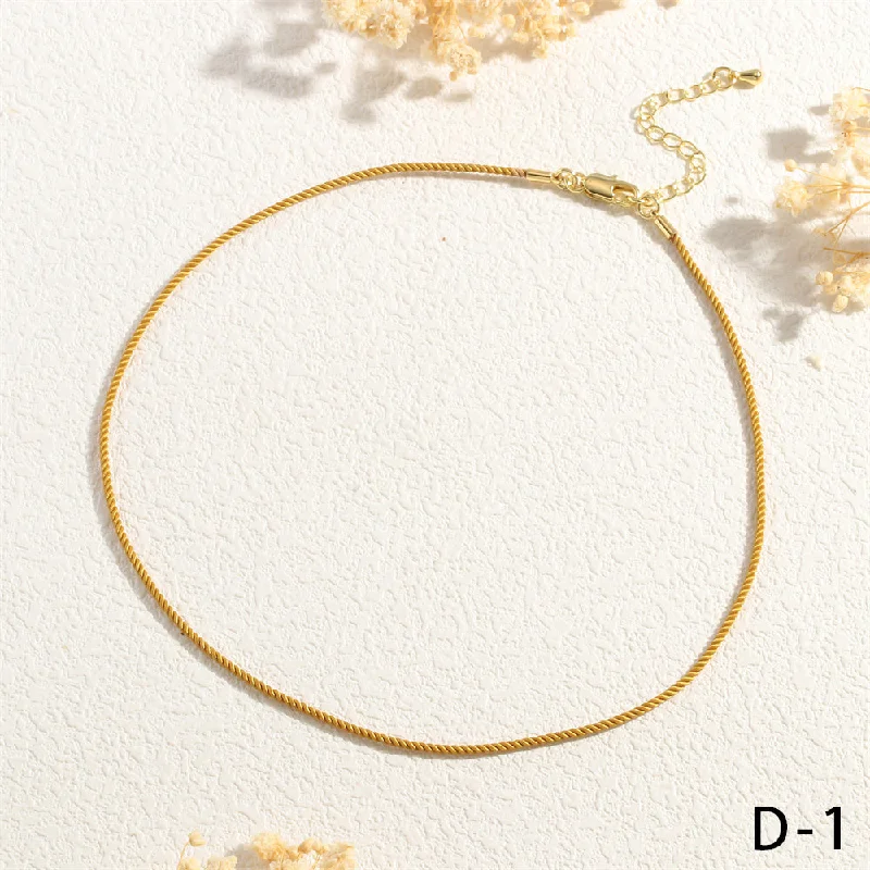 NE2173-Ginger Gold Tail Chain