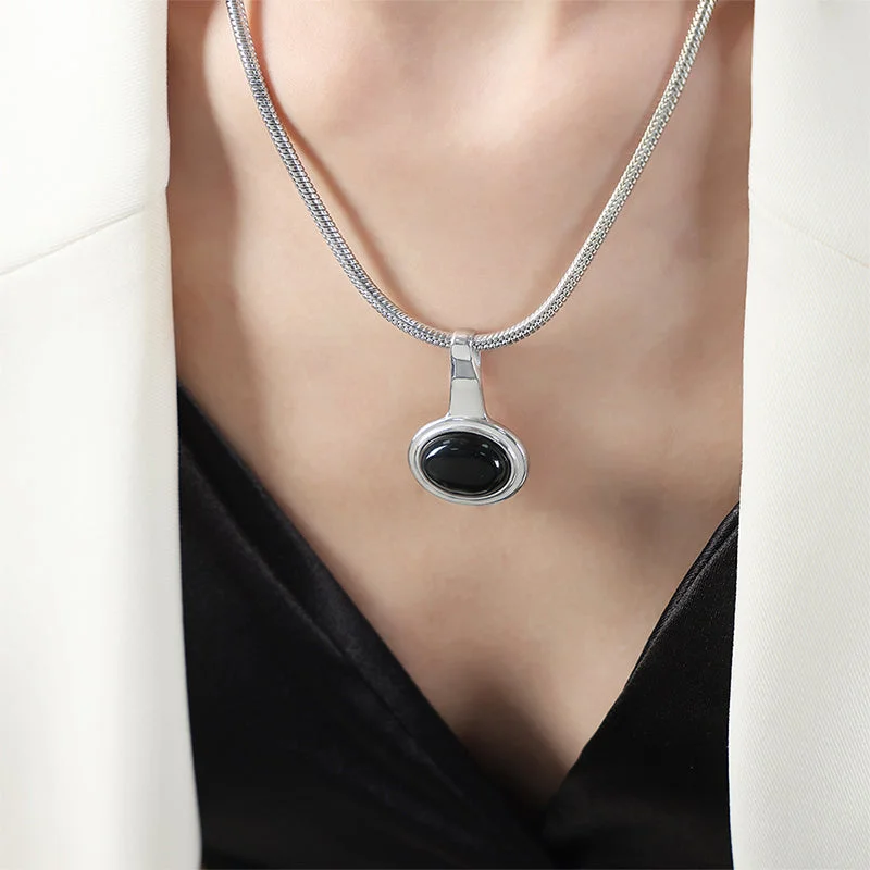 P1649-Steel Necklace