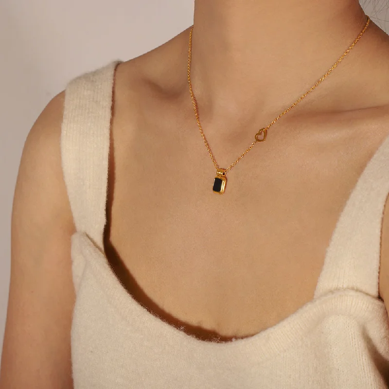 P033-Gold Necklace-40+5cm