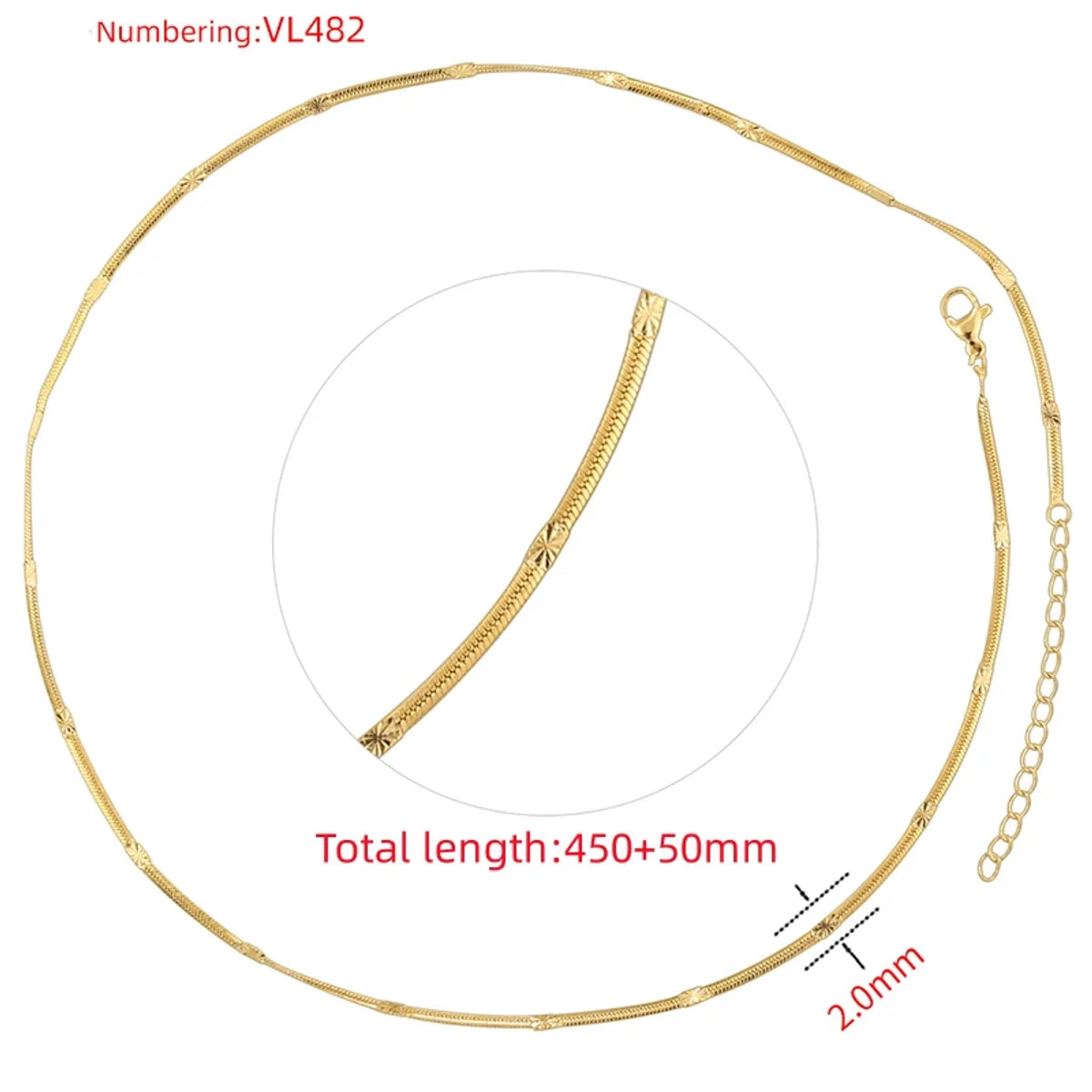 Vl482 Gold Necklace