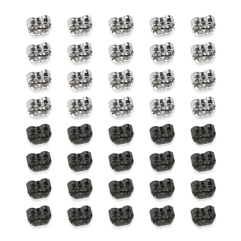 Earrings For Soft Glow-1928 Jewelry 40 Pack Metal Stud Butterfly Earring Backs