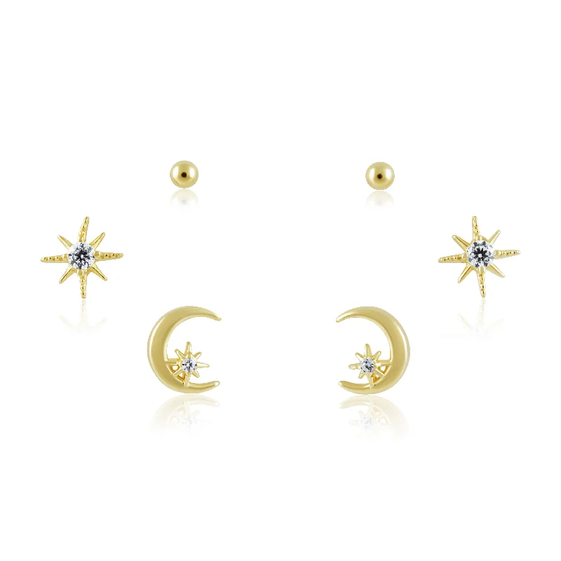 Earrings Gleam Types-Stardust Earring Set