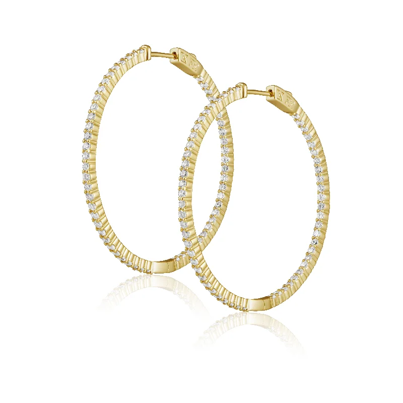 Earrings For Arm Bands-Lyra Cz Hoop