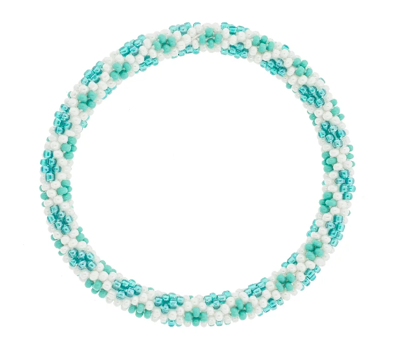 Bracelets Wear Insights-8 inch Roll-On® Bracelet <br> Aquamarine