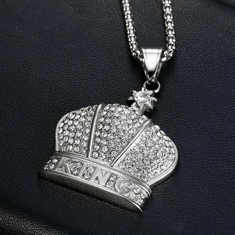 Xl0253 Diamond Crown with Steel Chain